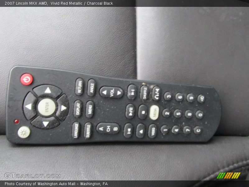 Vivid Red Metallic / Charcoal Black 2007 Lincoln MKX AWD