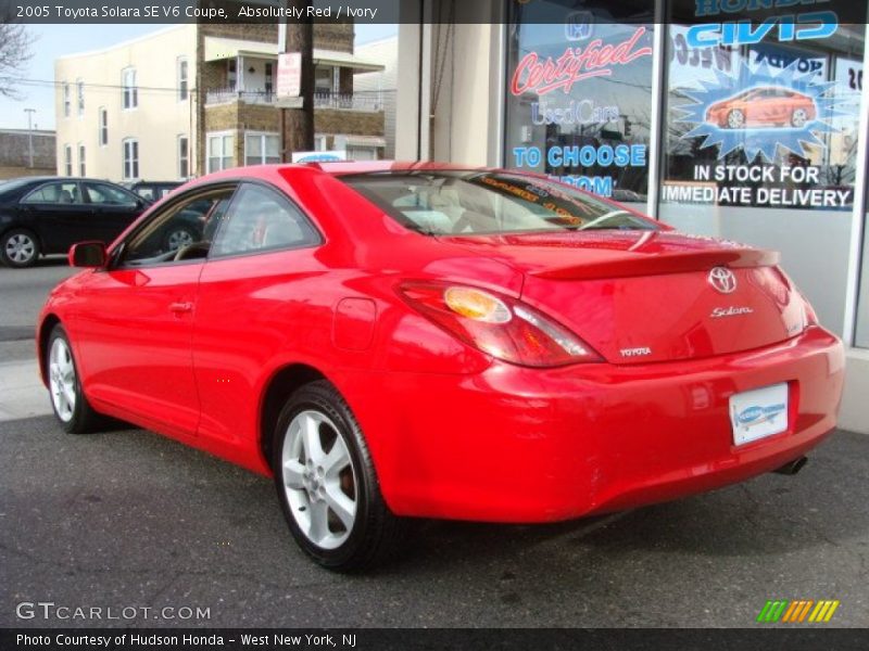 Absolutely Red / Ivory 2005 Toyota Solara SE V6 Coupe