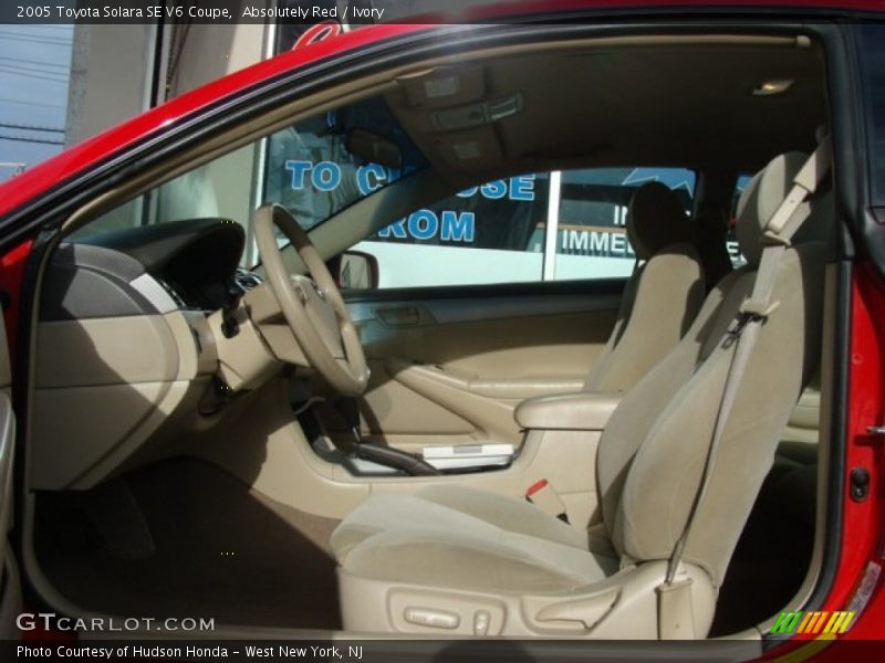 Absolutely Red / Ivory 2005 Toyota Solara SE V6 Coupe