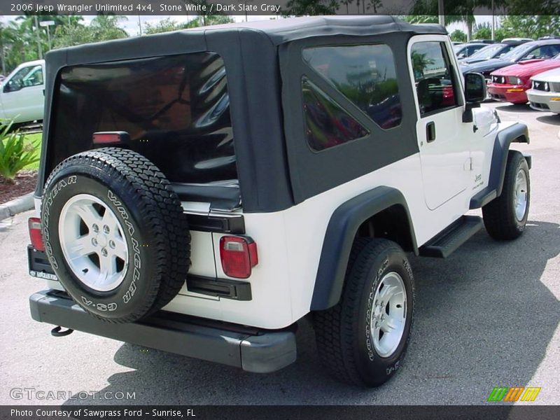 Stone White / Dark Slate Gray 2006 Jeep Wrangler Unlimited 4x4