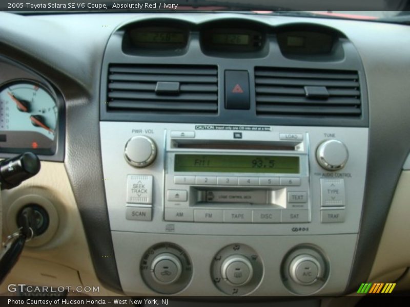 Absolutely Red / Ivory 2005 Toyota Solara SE V6 Coupe