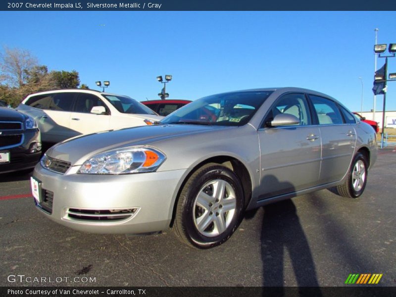 Silverstone Metallic / Gray 2007 Chevrolet Impala LS