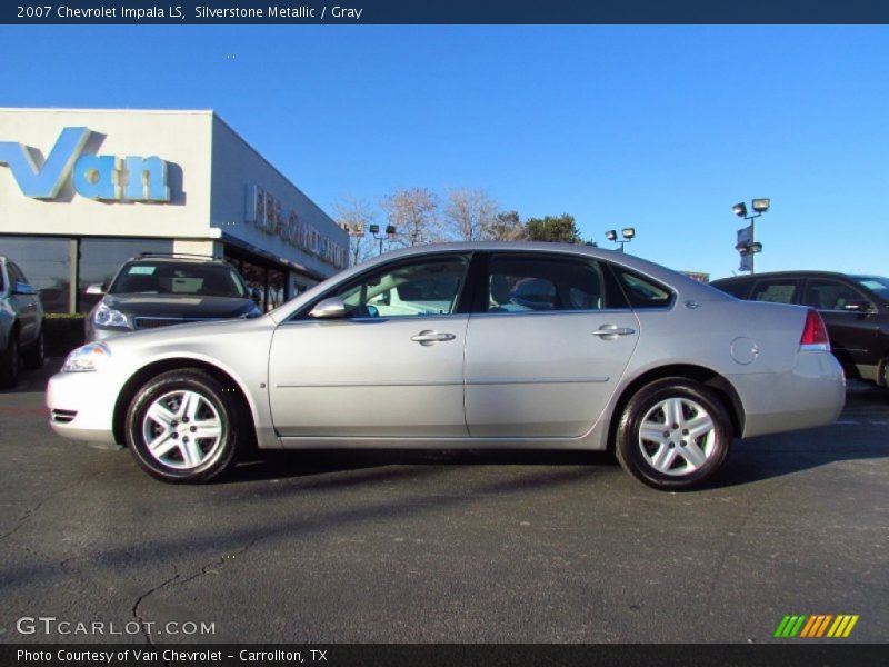 Silverstone Metallic / Gray 2007 Chevrolet Impala LS