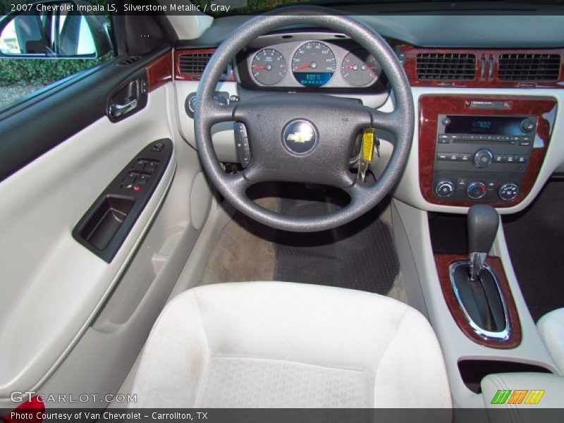 Silverstone Metallic / Gray 2007 Chevrolet Impala LS