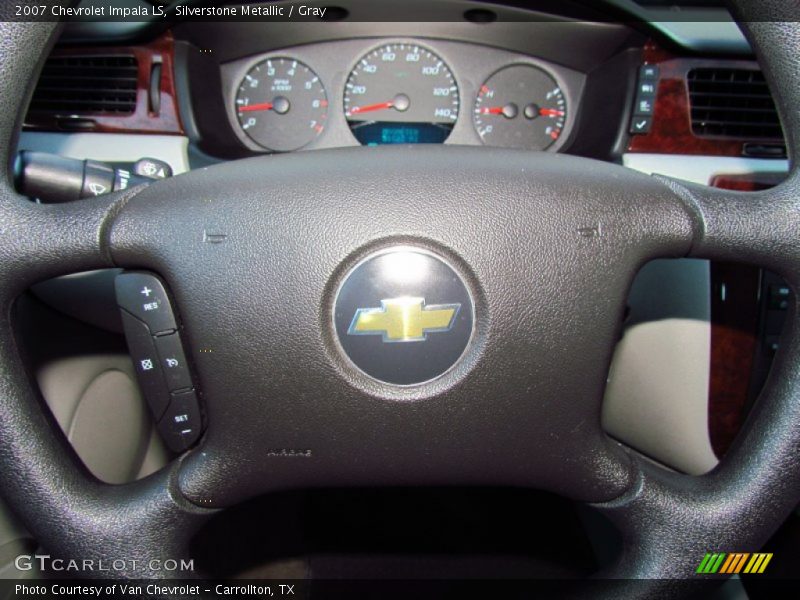 Silverstone Metallic / Gray 2007 Chevrolet Impala LS