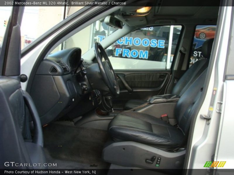 Brilliant Silver Metallic / Charcoal 2002 Mercedes-Benz ML 320 4Matic