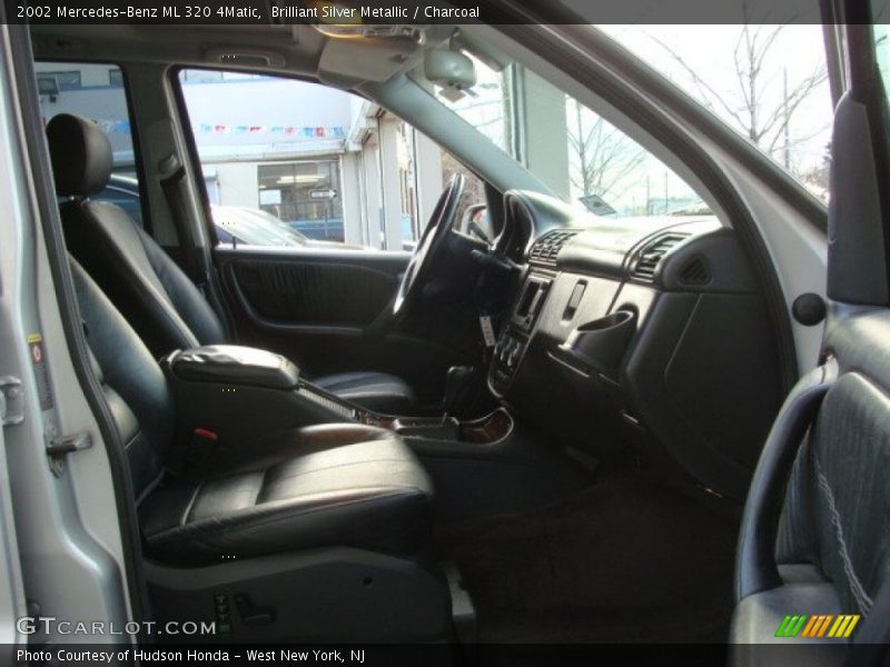 Brilliant Silver Metallic / Charcoal 2002 Mercedes-Benz ML 320 4Matic