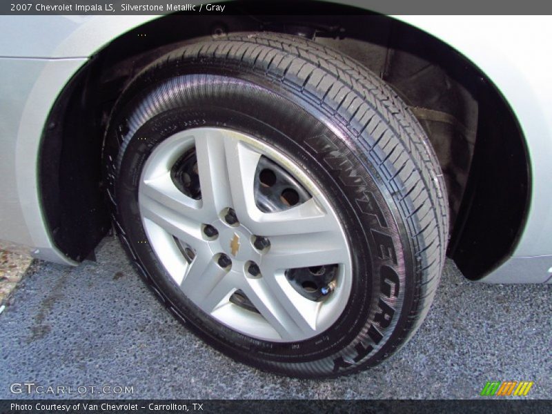 Silverstone Metallic / Gray 2007 Chevrolet Impala LS