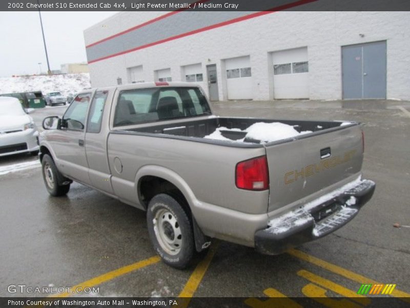  2002 S10 Extended Cab 4x4 Light Pewter Metallic