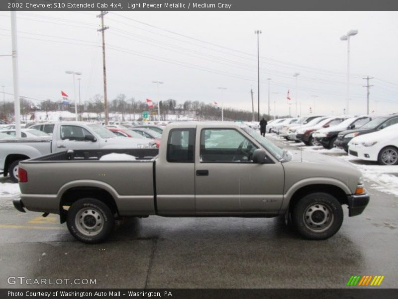  2002 S10 Extended Cab 4x4 Light Pewter Metallic