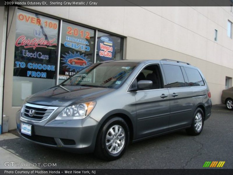 Sterling Gray Metallic / Gray 2009 Honda Odyssey EX