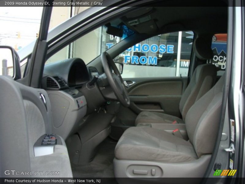Sterling Gray Metallic / Gray 2009 Honda Odyssey EX
