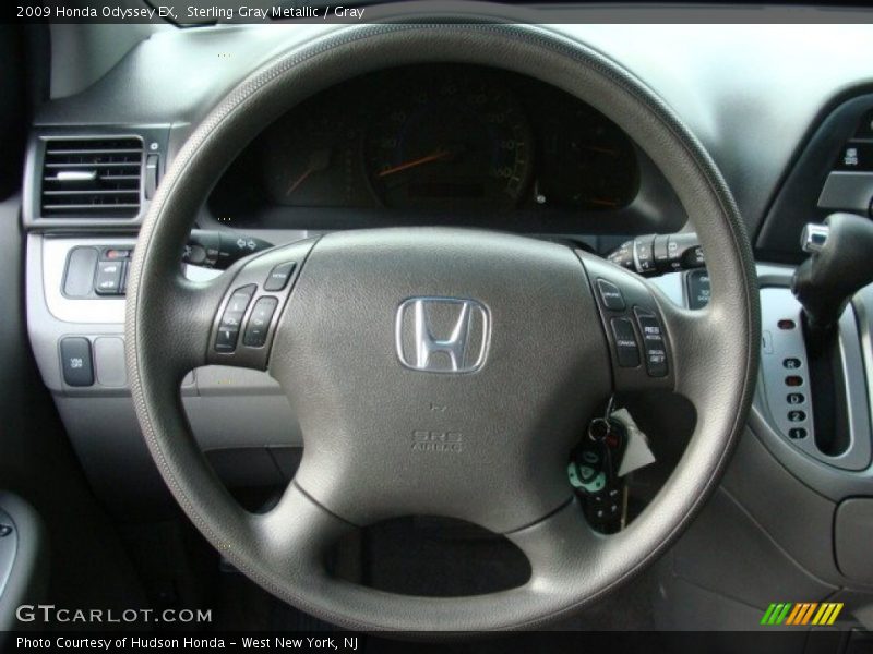 Sterling Gray Metallic / Gray 2009 Honda Odyssey EX