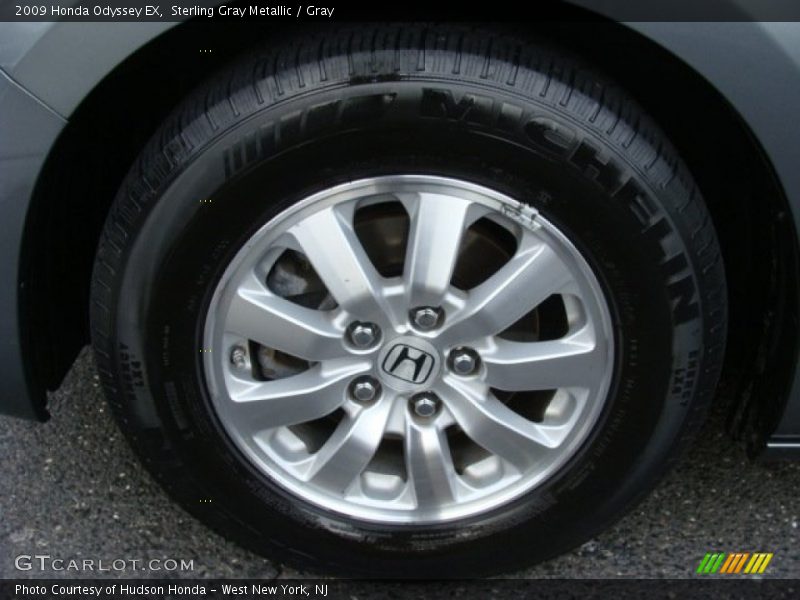 Sterling Gray Metallic / Gray 2009 Honda Odyssey EX