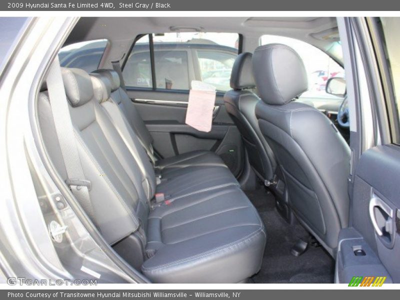 Steel Gray / Black 2009 Hyundai Santa Fe Limited 4WD