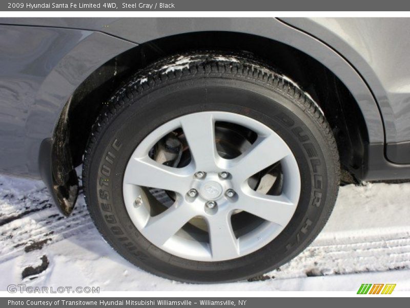 Steel Gray / Black 2009 Hyundai Santa Fe Limited 4WD