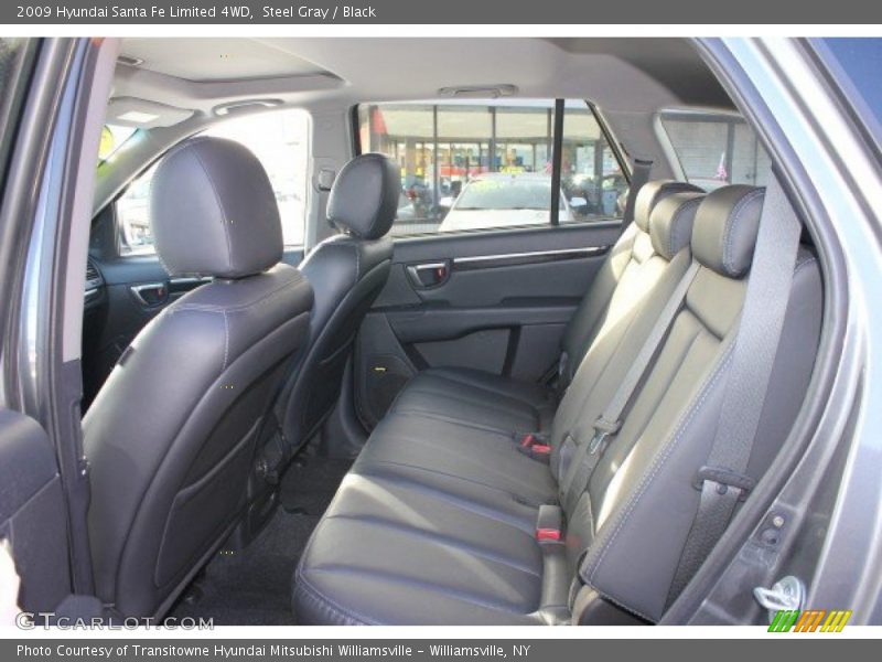 Steel Gray / Black 2009 Hyundai Santa Fe Limited 4WD