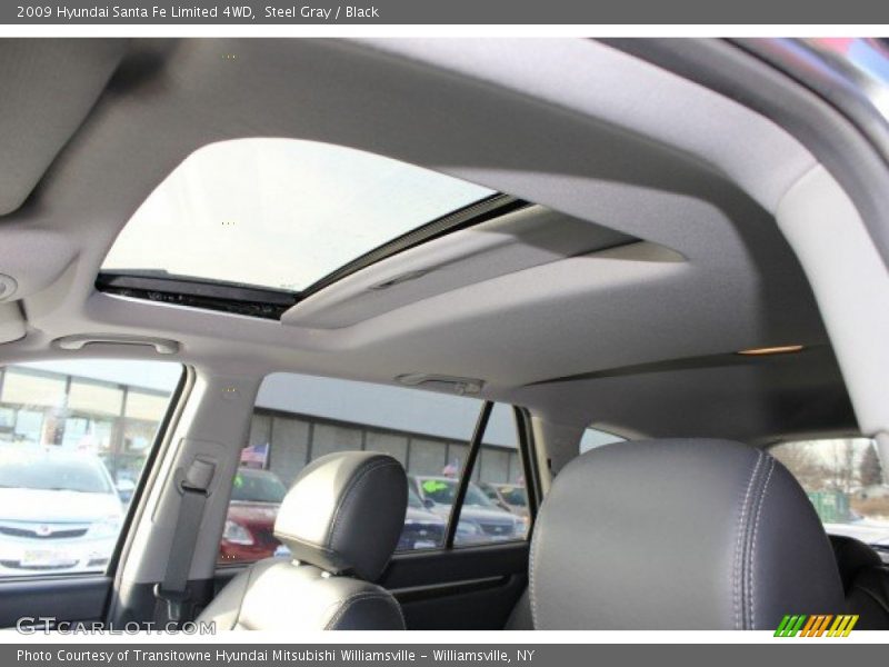 Steel Gray / Black 2009 Hyundai Santa Fe Limited 4WD