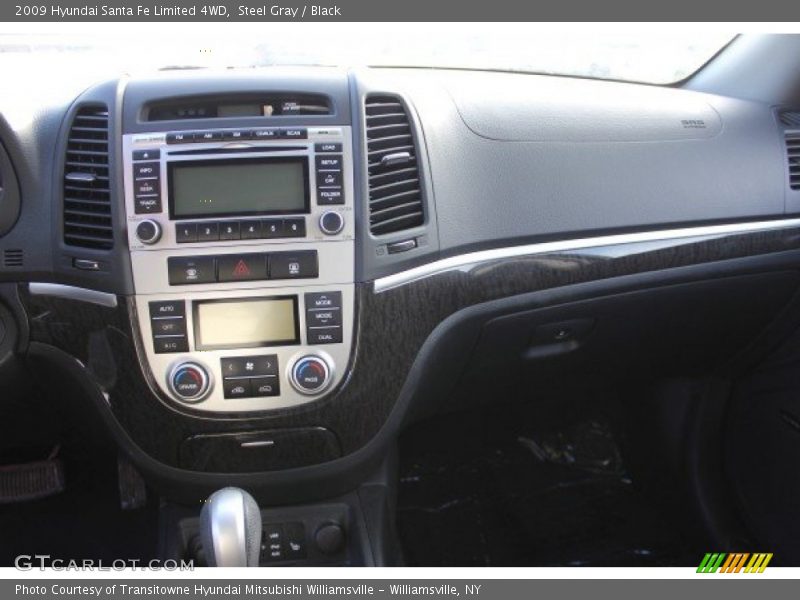 Steel Gray / Black 2009 Hyundai Santa Fe Limited 4WD