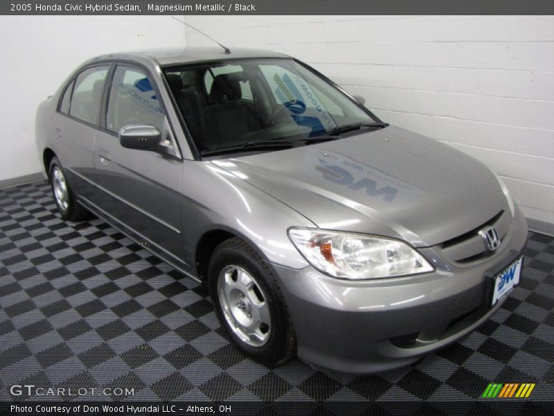 Magnesium Metallic / Black 2005 Honda Civic Hybrid Sedan