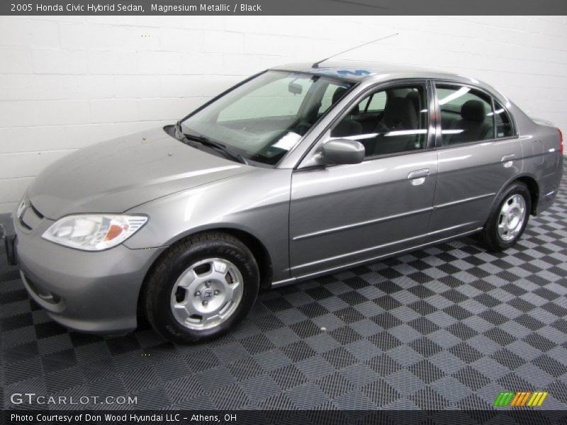 Magnesium Metallic / Black 2005 Honda Civic Hybrid Sedan
