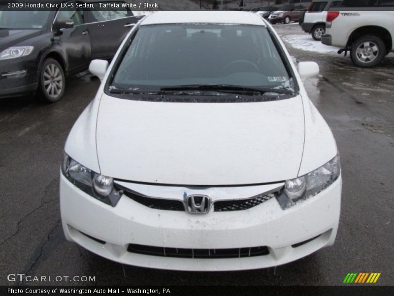 Taffeta White / Black 2009 Honda Civic LX-S Sedan