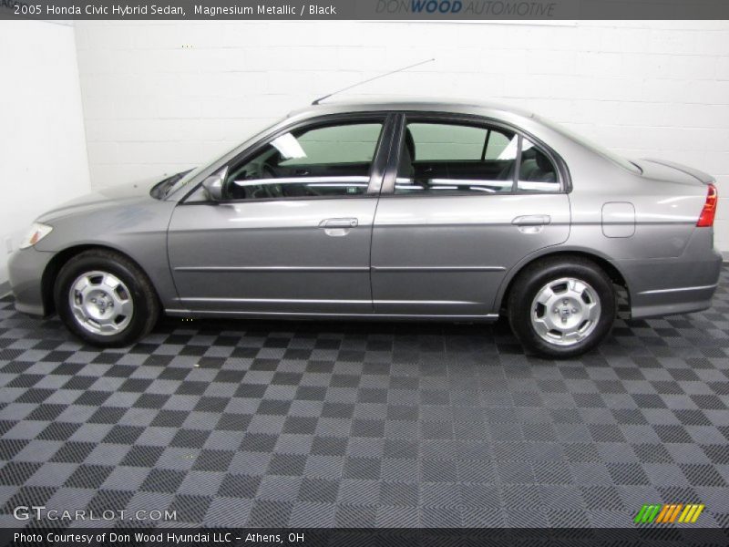 Magnesium Metallic / Black 2005 Honda Civic Hybrid Sedan
