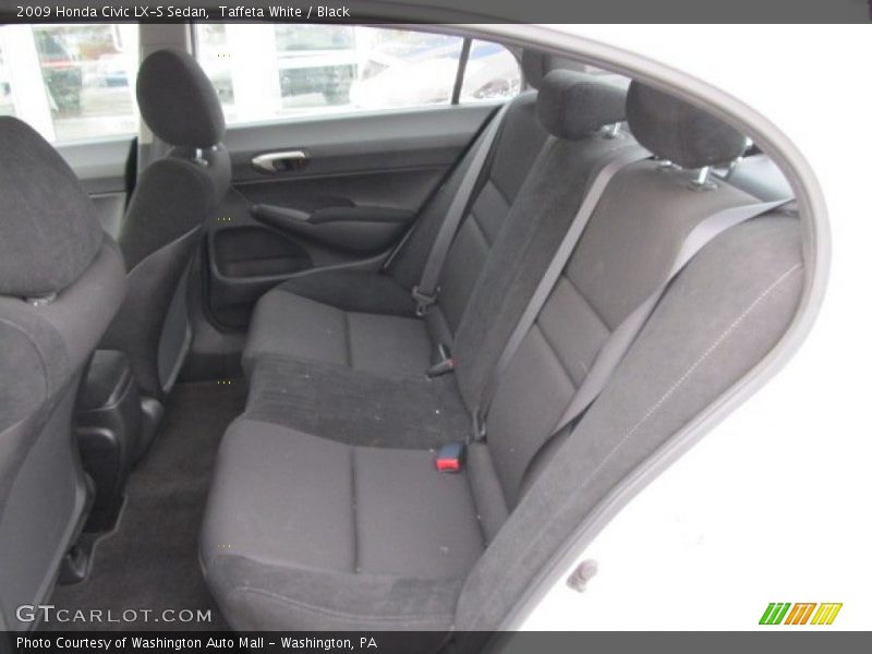 Taffeta White / Black 2009 Honda Civic LX-S Sedan