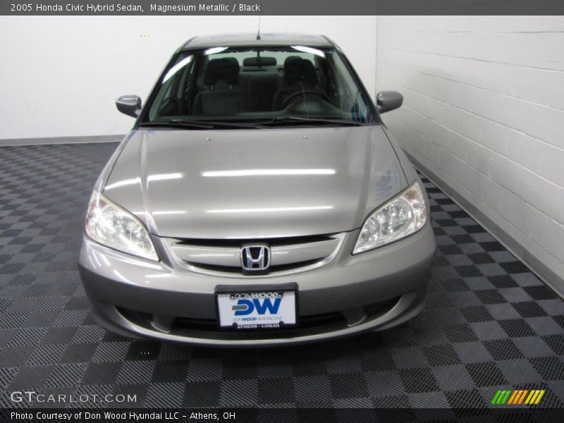 Magnesium Metallic / Black 2005 Honda Civic Hybrid Sedan