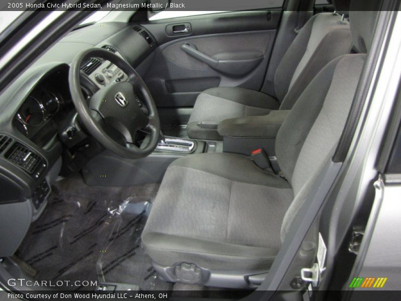  2005 Civic Hybrid Sedan Black Interior