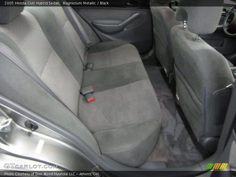 Magnesium Metallic / Black 2005 Honda Civic Hybrid Sedan