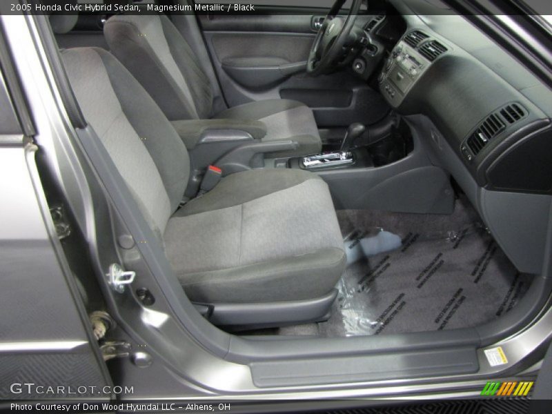 Magnesium Metallic / Black 2005 Honda Civic Hybrid Sedan