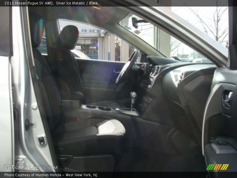 Silver Ice Metallic / Black 2011 Nissan Rogue SV AWD