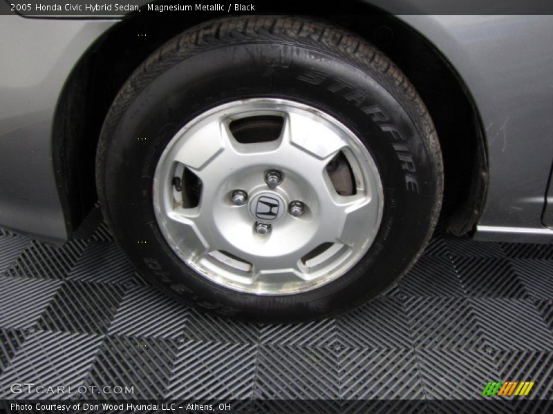 Magnesium Metallic / Black 2005 Honda Civic Hybrid Sedan