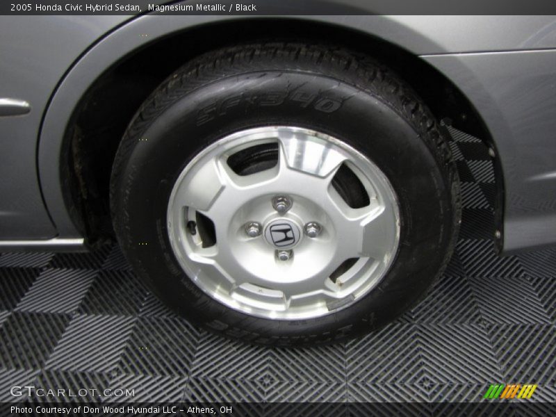 Magnesium Metallic / Black 2005 Honda Civic Hybrid Sedan