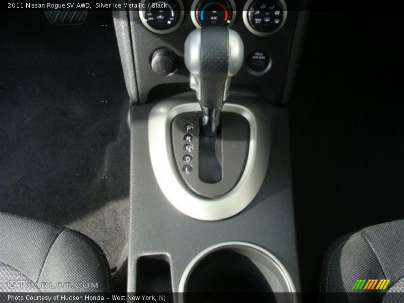 Silver Ice Metallic / Black 2011 Nissan Rogue SV AWD