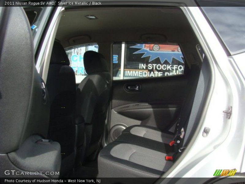 Silver Ice Metallic / Black 2011 Nissan Rogue SV AWD