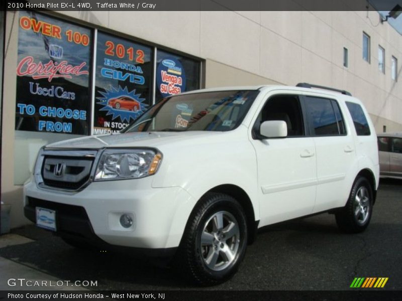 Taffeta White / Gray 2010 Honda Pilot EX-L 4WD