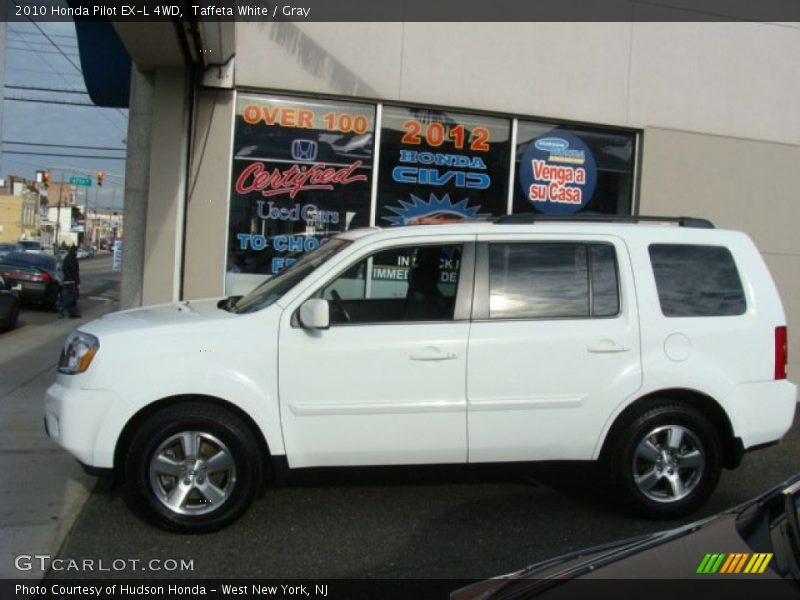 Taffeta White / Gray 2010 Honda Pilot EX-L 4WD