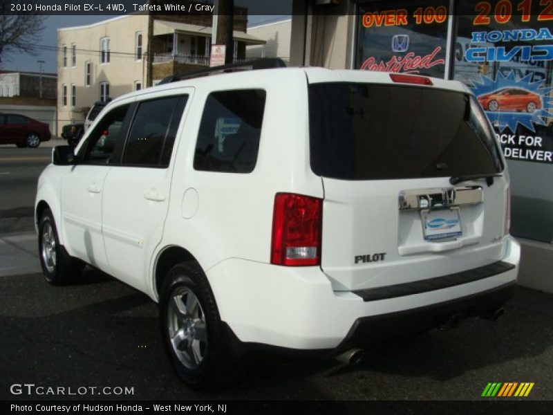 Taffeta White / Gray 2010 Honda Pilot EX-L 4WD