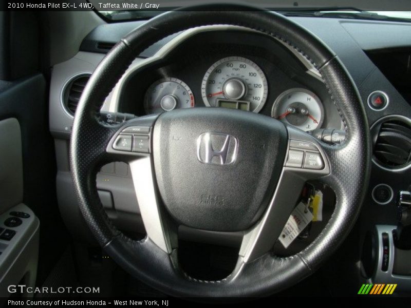 Taffeta White / Gray 2010 Honda Pilot EX-L 4WD