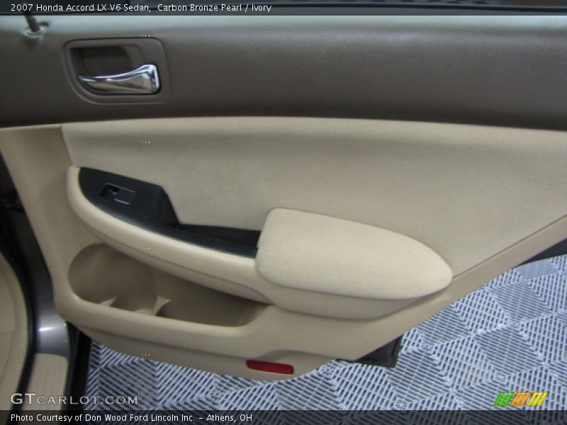 Carbon Bronze Pearl / Ivory 2007 Honda Accord LX V6 Sedan