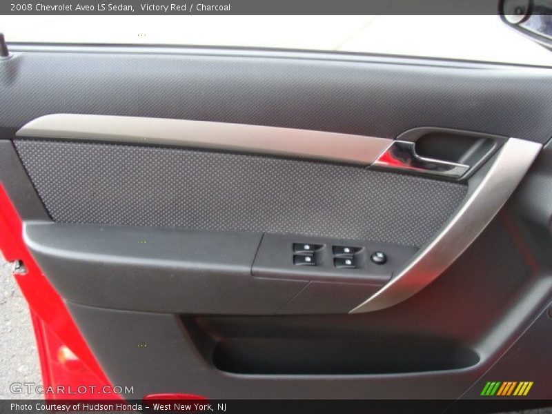 Victory Red / Charcoal 2008 Chevrolet Aveo LS Sedan