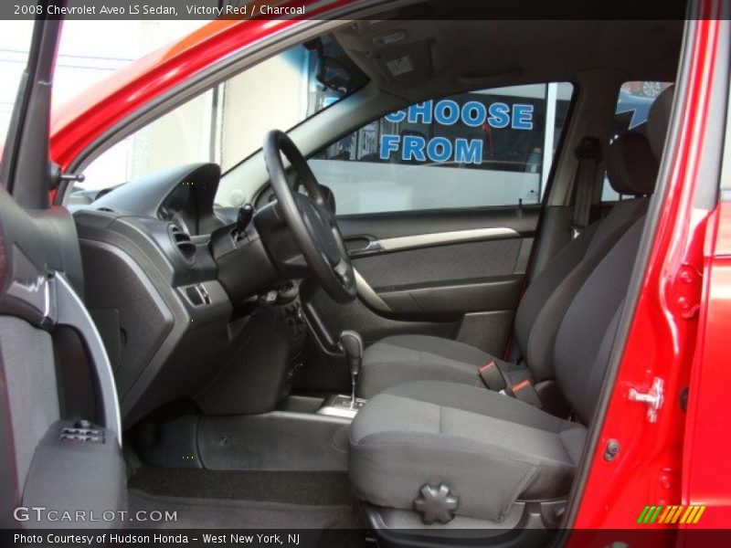 Victory Red / Charcoal 2008 Chevrolet Aveo LS Sedan