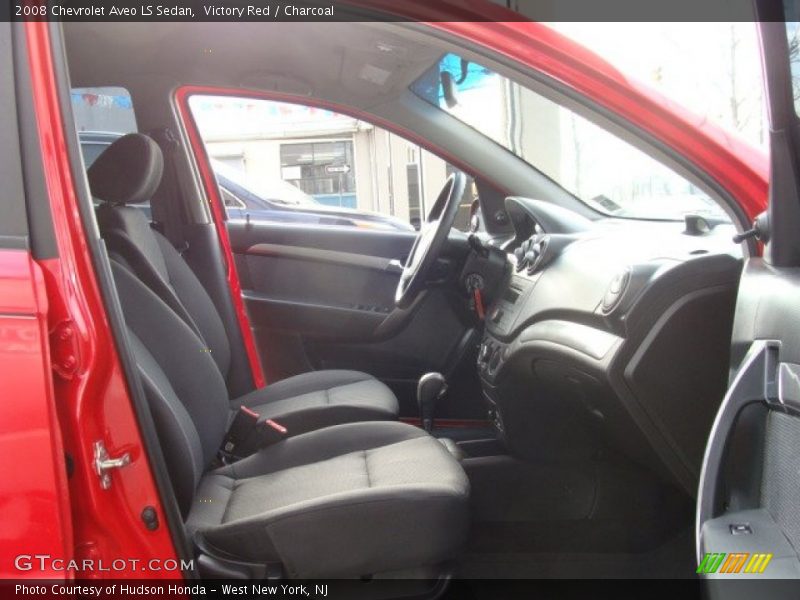 Victory Red / Charcoal 2008 Chevrolet Aveo LS Sedan