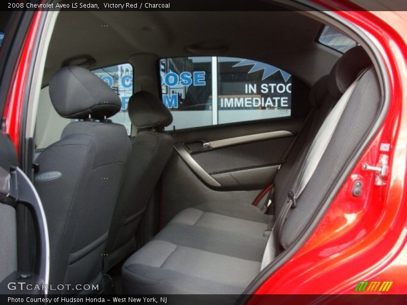 Victory Red / Charcoal 2008 Chevrolet Aveo LS Sedan