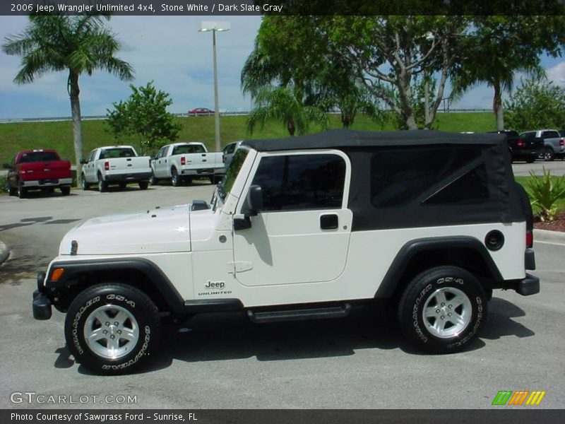 Stone White / Dark Slate Gray 2006 Jeep Wrangler Unlimited 4x4