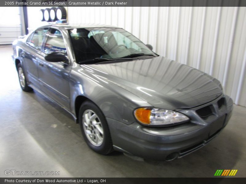 Graystone Metallic / Dark Pewter 2005 Pontiac Grand Am SE Sedan