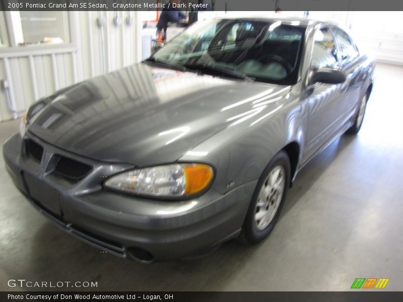 Graystone Metallic / Dark Pewter 2005 Pontiac Grand Am SE Sedan