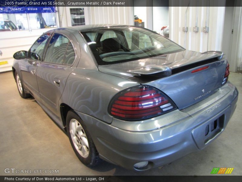 Graystone Metallic / Dark Pewter 2005 Pontiac Grand Am SE Sedan